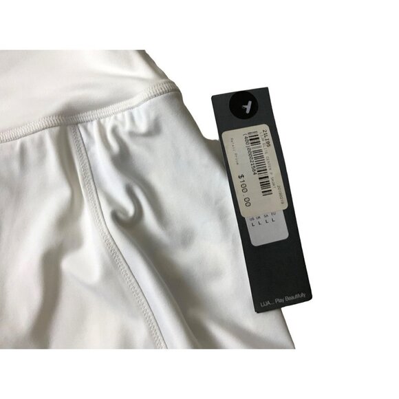 Lija NWT White Elite Center Skort. Size Large - Picture 3 of 5